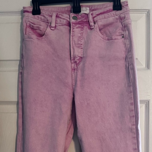 Women's Risen Pink Flare & Wide Leg Jeans Size 7 - Picture 5 of 9